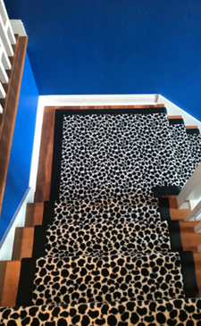 leopard print stairs 